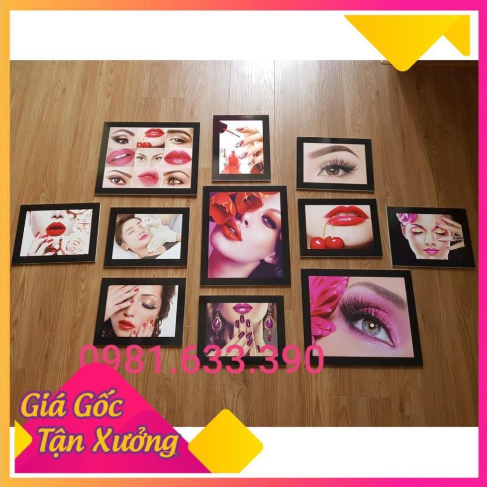 [xả kho 3 ngày]BỘ 11 TRANH FOMEX (NAIL+MI) MẪU MỚI 2020, miễn phí thiết kế, tặng kèm băng dính