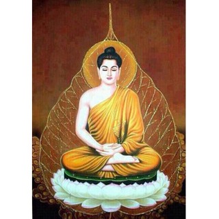 Tranh đính đá phật thích ca theo yêu cầu kt 80*110.đá tròn