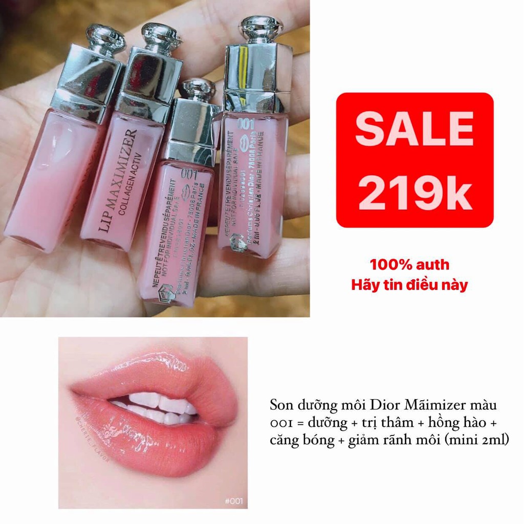 [GIẢM GIÁ] D..I..O..R SON DƯỠNG LIP MAXIMIZER COLLAGEN ACTIVE 2ML