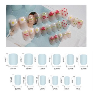 Set 24 móng tay giả xinh xắn - (Kèm keo) * (R021)