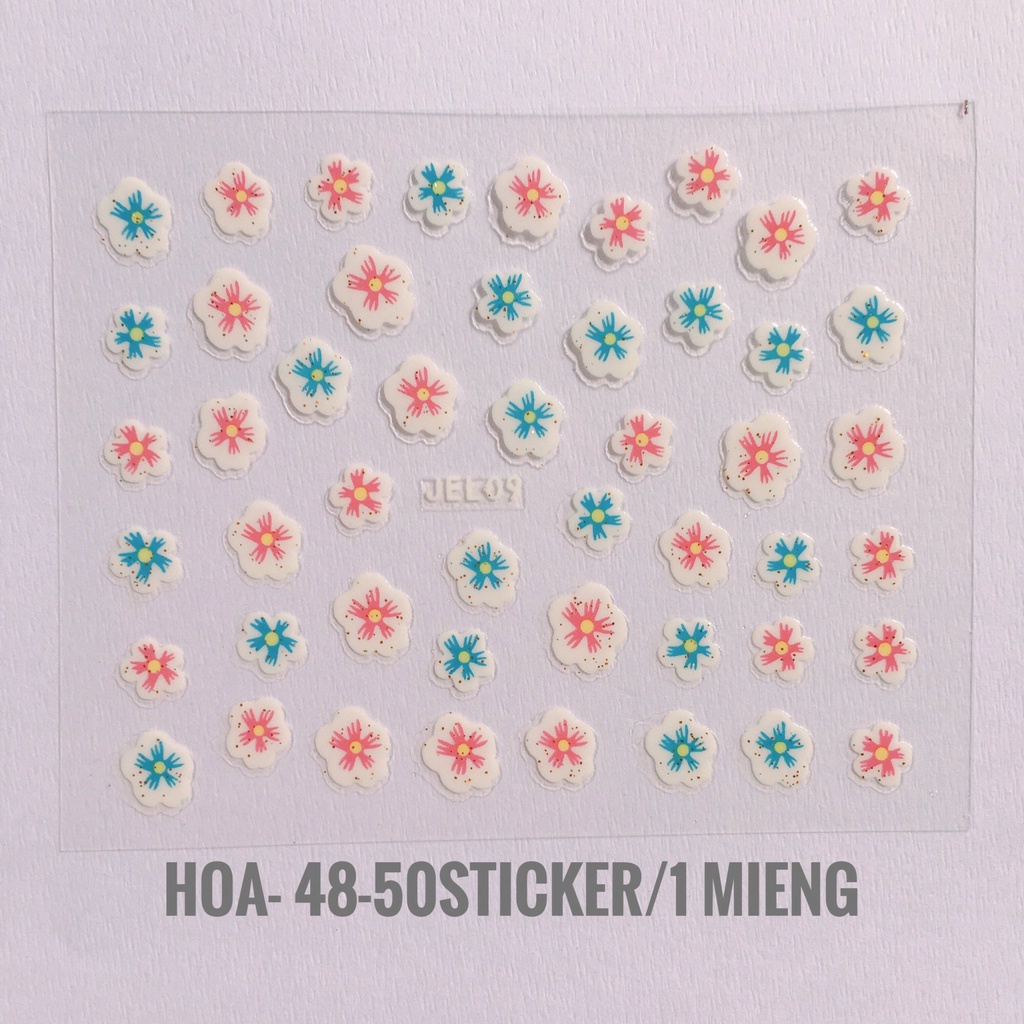 Dán Móng Tay 3D nghệ thuật Cho bé Tự Trang Trí,  5K/ 1 Tấm Hình, (20-40 sticker/1 tấm)