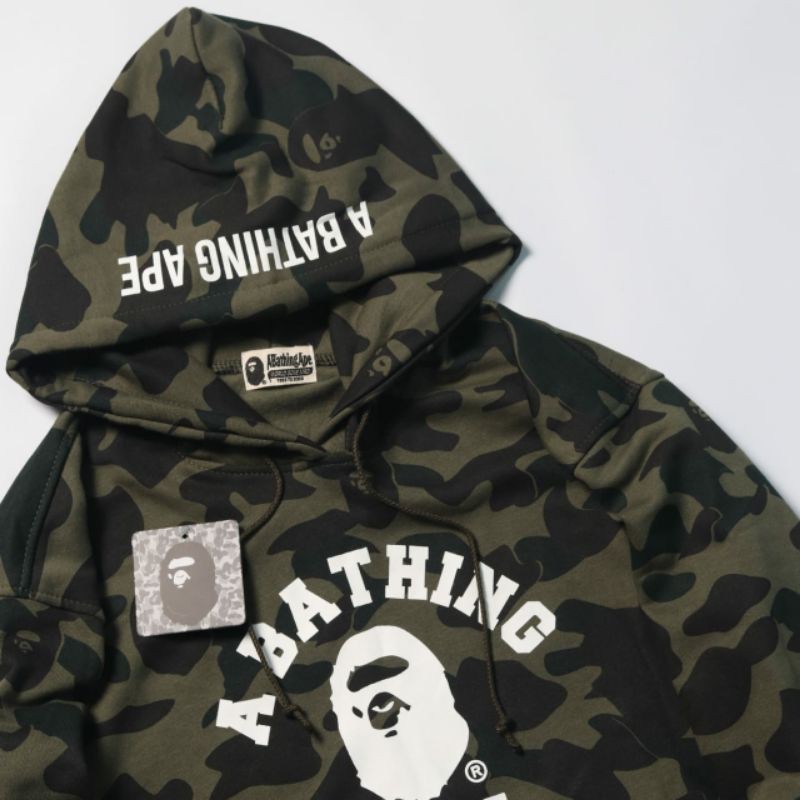 Áo Hoodie Bape Họa Tiết Rằn Ri Chất Lượng Cao