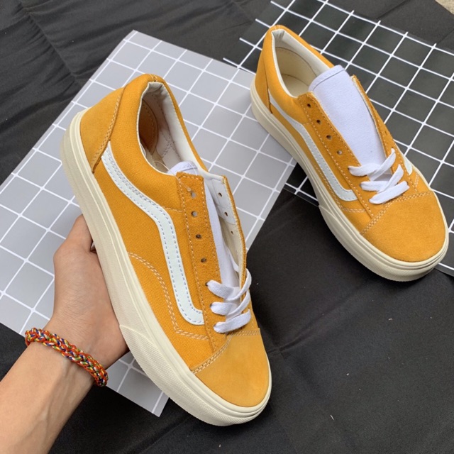Giày vans màu vàng hàng 1:1