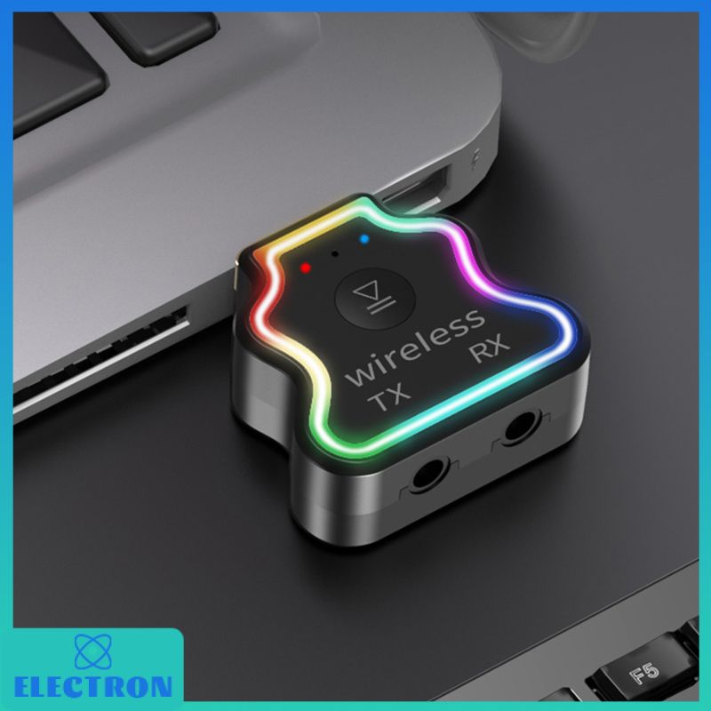 ★ USB bluetooth audio adapter bluetooth 5.0 receiver transmitter two in one car hands-free plug and play ELE