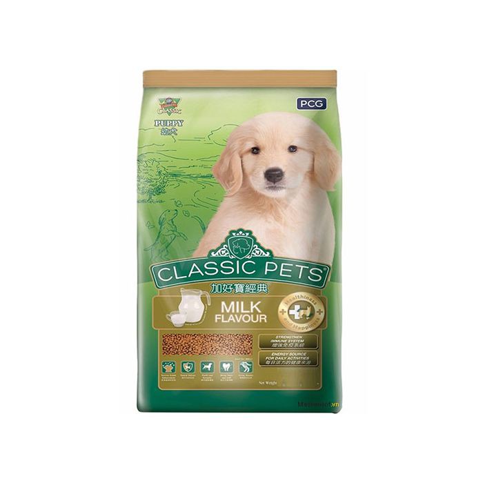 Classic pets puppy thức ăn khô cho chó con vị sữa 400gr