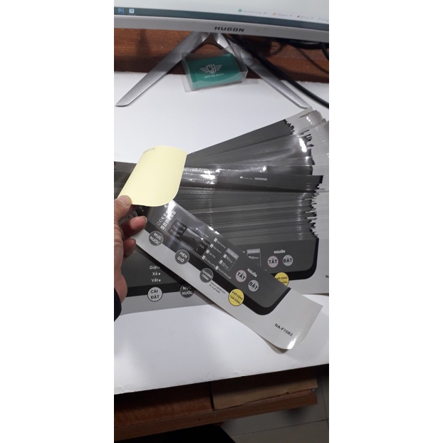 Tem phím máy giặt pana 7kg NA-F70B2 tem mặt phím