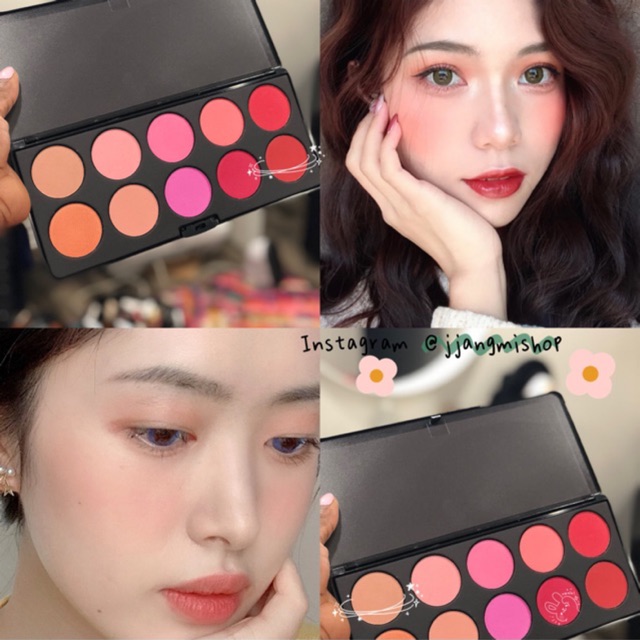 BẢNG PHẤN MÁ BH COSMETICS GLAMOROUS BLUSH 10 COLOR BLUSH PALETTE | BigBuy360 - bigbuy360.vn