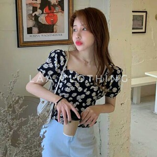 [ORDER] Áo kiểu ulzzang cúc họa mi