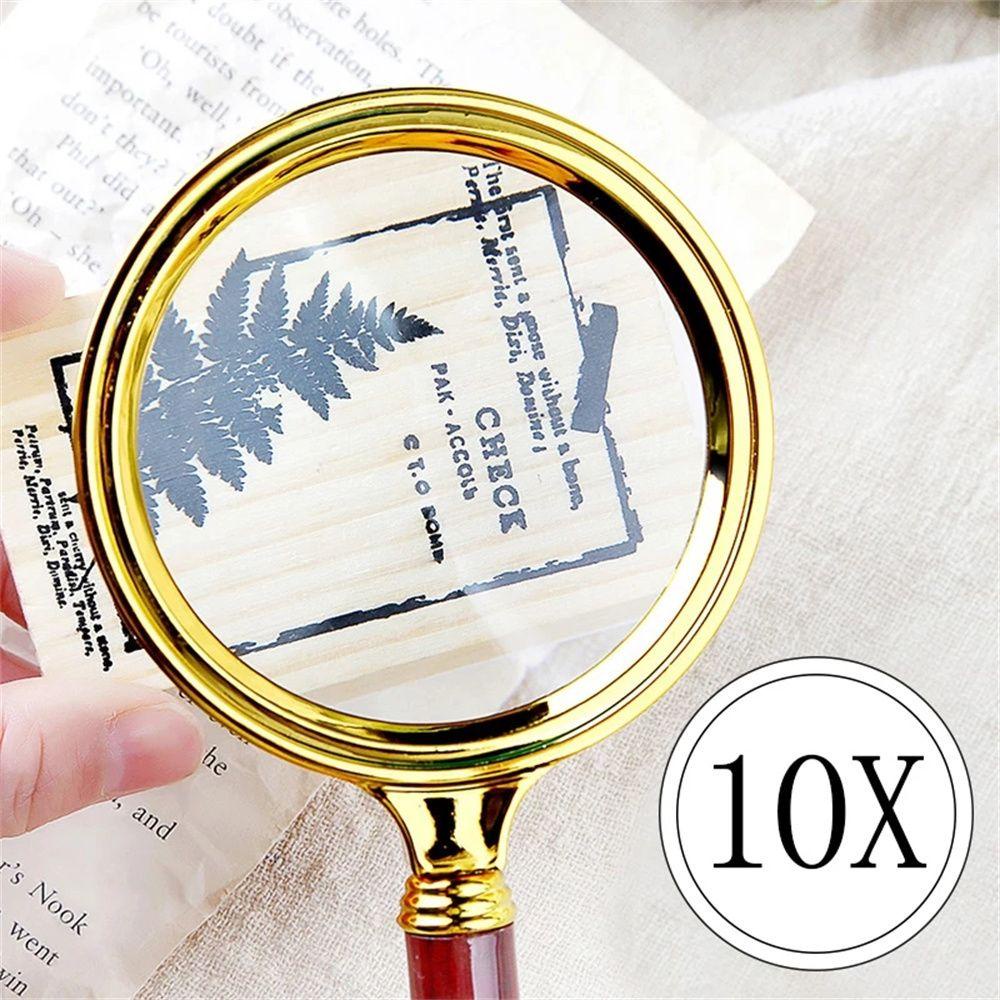 KRNY Kính Lúp Mini Bỏ Túi Phóng Đại 10 Lần