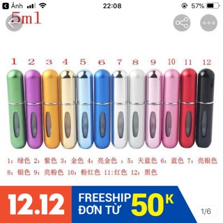 Com bo 100 lọ chiết nước hoa 5 ml