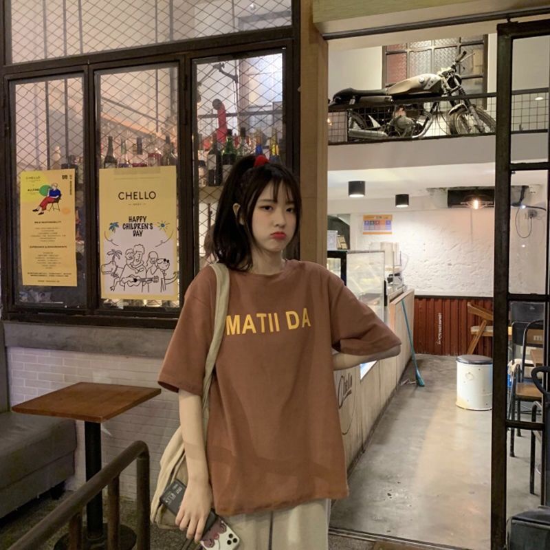 Áo Thun Nữ Tay Ngắn Dáng Rộng Phong Cách Hàn Quốc Dễ Phối Đồ áo phông nữ JL-TX-81