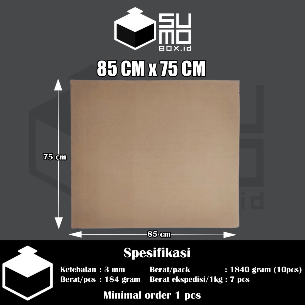 Mới Tấm Bìa Carton Màu Nâu 85x75cm