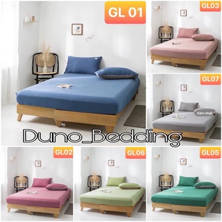 Ga giường Cotton TC ❤️FREESHIP ❤️ Bộ ga giường và vỏ gối cotton Tici