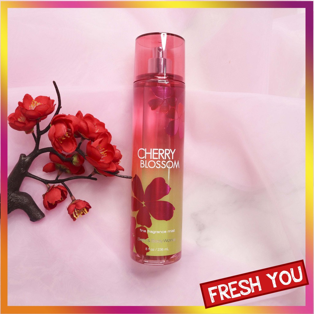 Cherry Blossom - Full Size Xịt Thơm Toàn Thân Body Mist Bath & Body Works