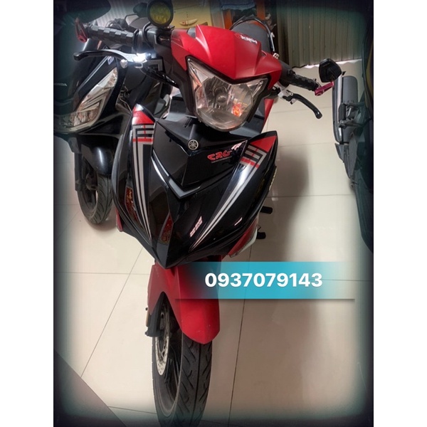 Tem rời exciter 150 y15zr đỏ đen