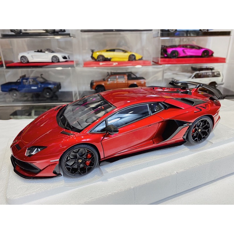 Xe mô hình Lamborghini Aventador SVJ,tỷ lệ 1/18 Autoart