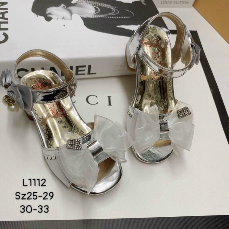 [Mẫu Mới Về 2022] DÉP SADAN CAO GÓT(3p) CHO BÉ GÁI SIZE 25-34