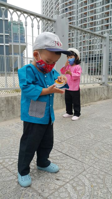 Bộ Đồ Bà Ba Màu Xanh Mới 2023