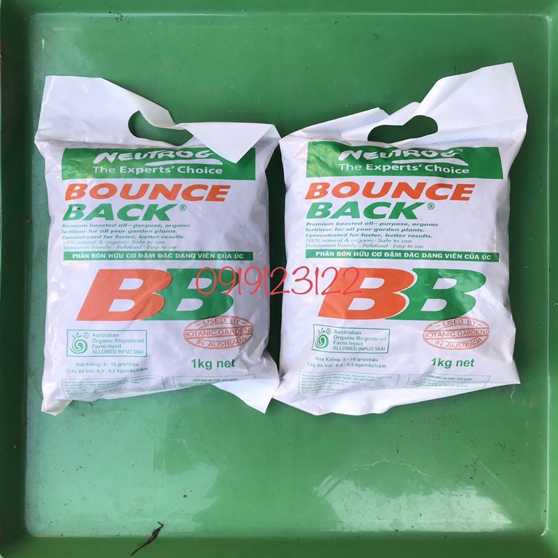 Phân cá úc Bounce Back gói 1 kg