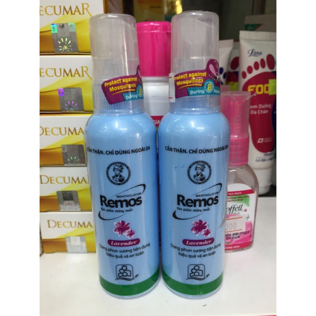 Xịt chống muỗi Remos LAVENDER 60 ml