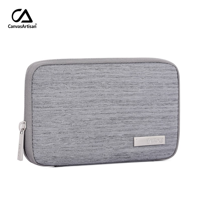 CanvasArtisan Túi Đựng Dây Cáp Sạc Dự Phòng/Cáp Sạc Dự Phòng/Cáp Sạc Điện Thoại Phong Cách Doanh Nhân