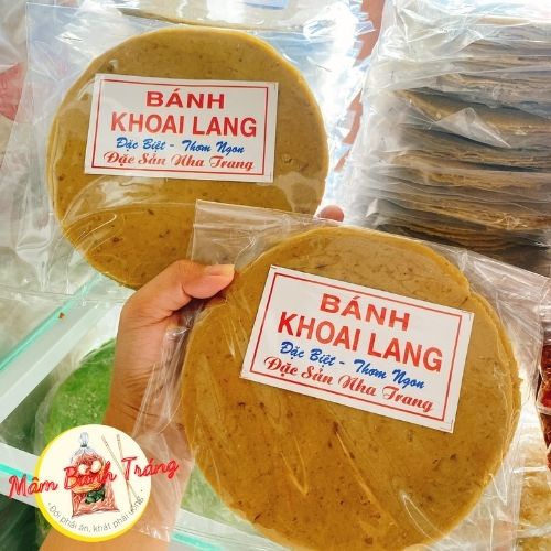 Bánh tráng khoai lang đặc sản Nha Trang bánh tráng khoai nướng/ăn liền đều ngon ạ  - 04100170