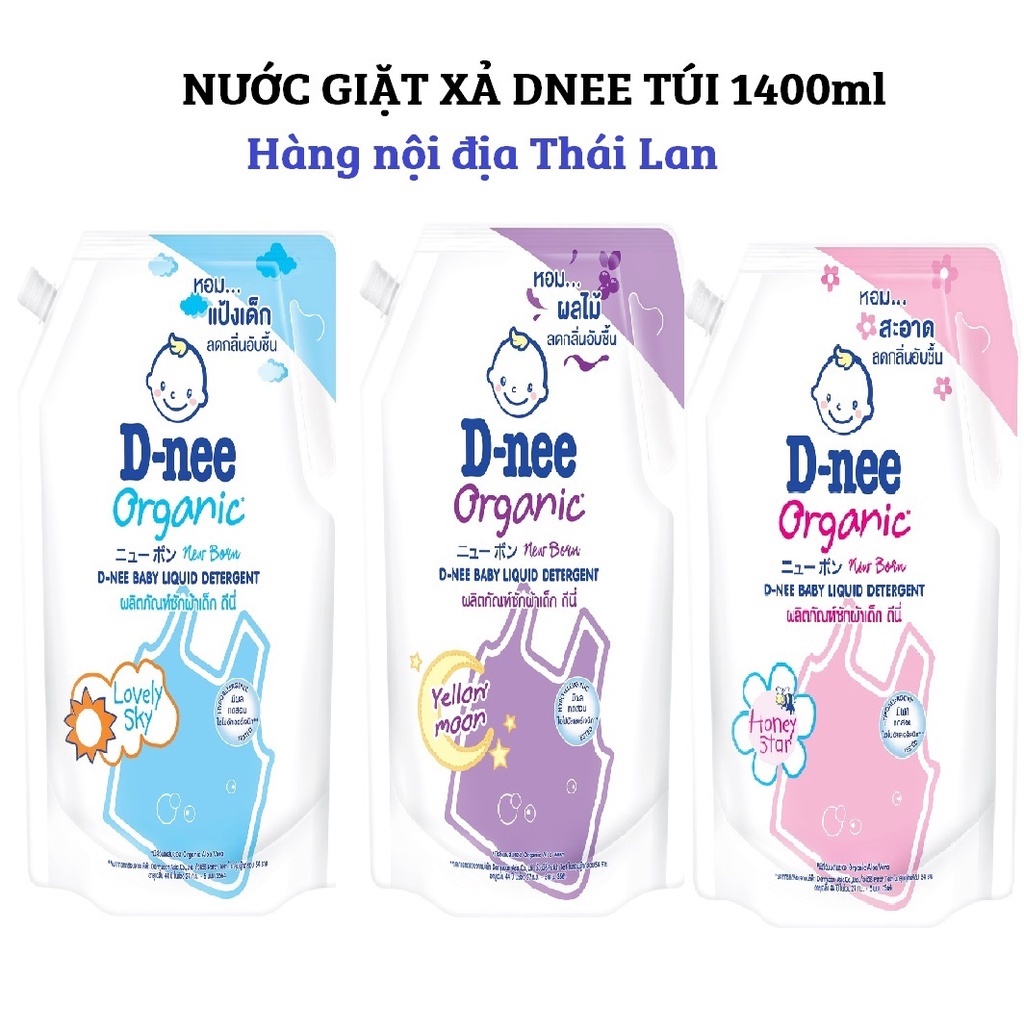 Nước giặt Dnee túi 1400ml - Nội địa Thái Lan