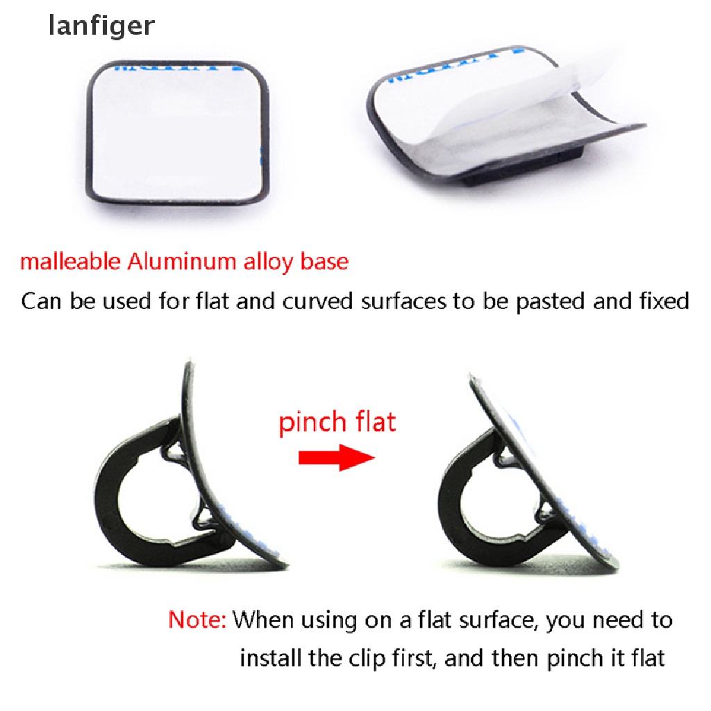 Set 6 Kẹp Chữ C Cố Định Dây Cáp Phanh Xe Đạp