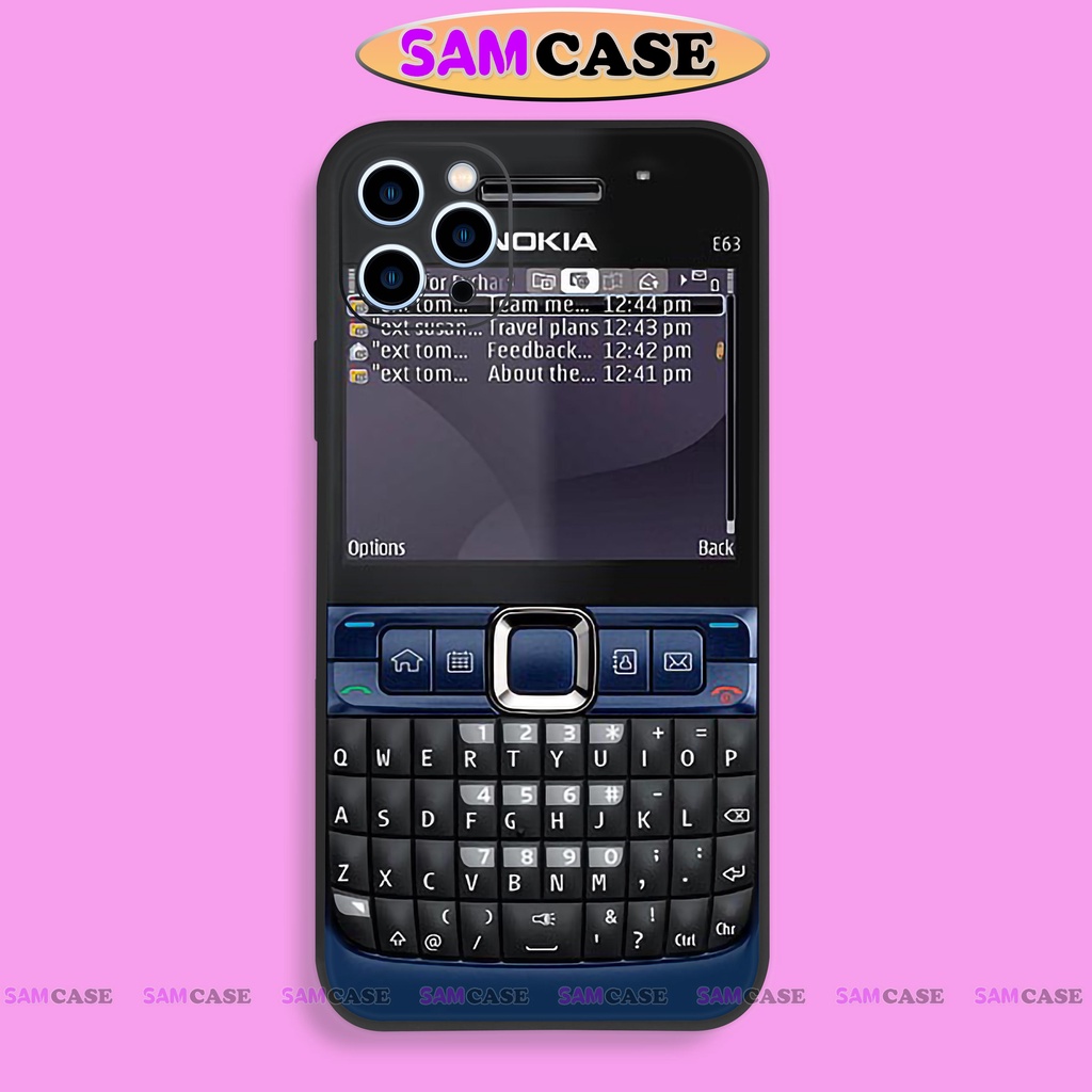 Ốp lưng điện thoại iPhone Nokia cạnh viền vuông silicon dẻo bảo vệ camera ip 6/6s/7/8/X/XS/XR/11/12/13/14 Pro Plus Max