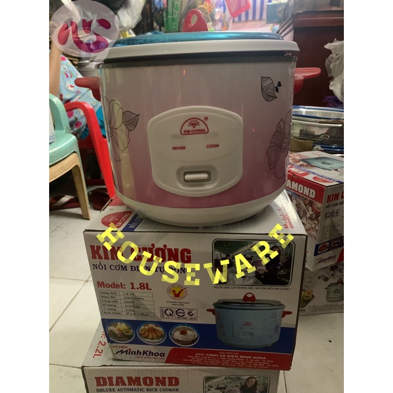 NỒI CƠM ĐIỆN ( KIM CƯƠNG ) NẮP RỜI 1,8lít