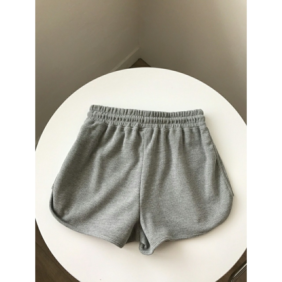 (Sale lẻ size ) Quần đùi nữ ANHSTORE phong cách thể thao , chất thun tổ ong cotton mềm , mịn , co giãn tốt