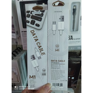 Cáp Sạc Micro USB Sendem M1 sạc nhanh 3A - Bản nân cấp mới - Sạc và truyền dữ liệu - Dài 1M- Hàng chính hãng