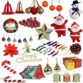 Combo 20 món trang trí noel xếp ngẫu nhiên đủ loại
