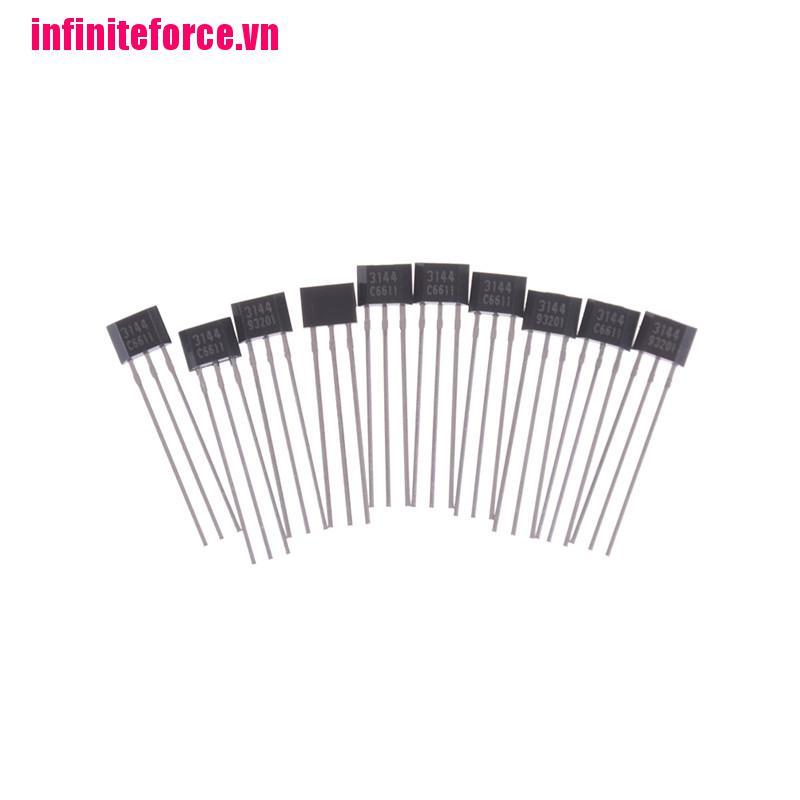 (Hàng Mới Về) Bộ 10 Máy Dò Cảm Biến Từ Tính Ah3144E Oh3144