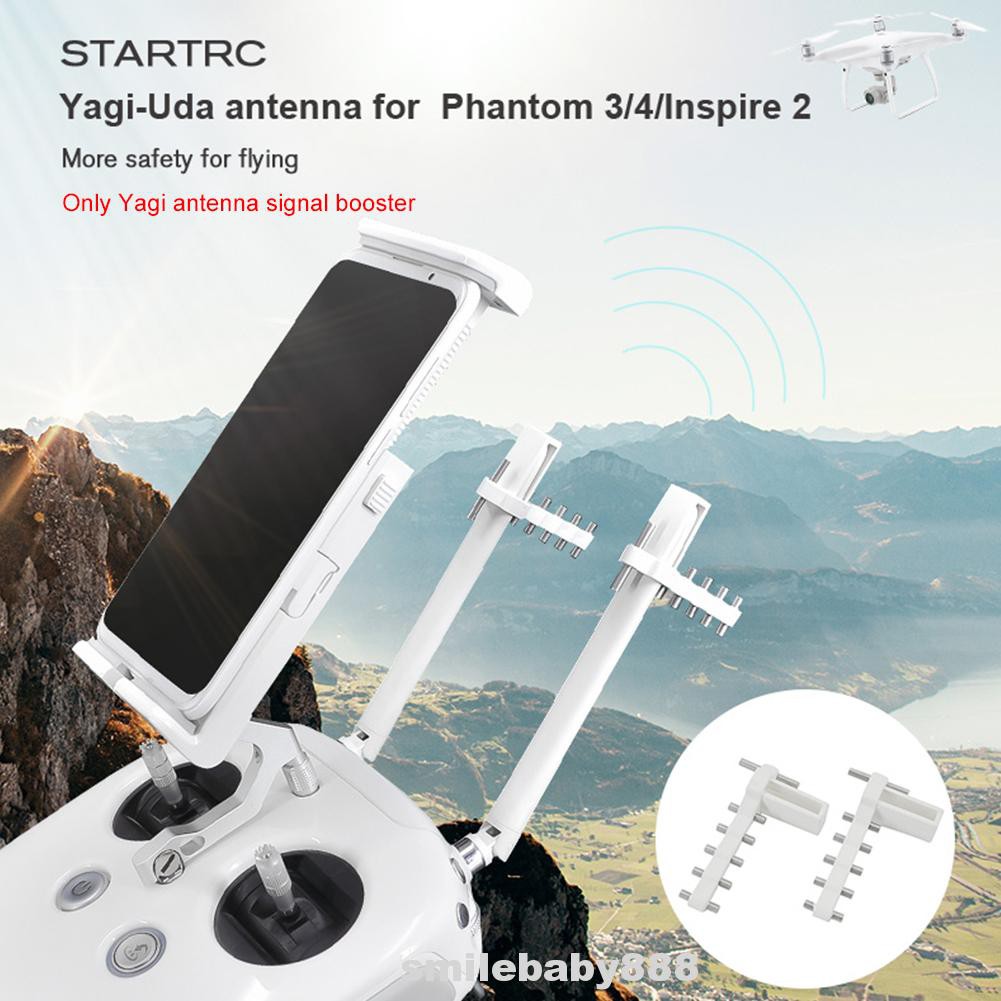 2pcs Yagi Antenna Clear Remote Control Drone Accessory Stable Easy Install Signal Boost Range Extend For DJI Phantom 3