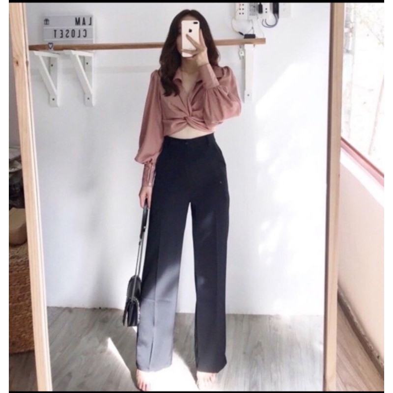 Quần Bigsize Ống Suông Cạp Cao Dành Cho Người Từ 55kg-95kg | BigBuy360 - bigbuy360.vn