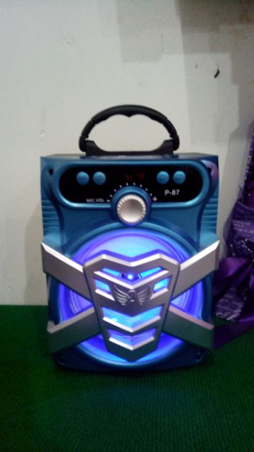 Loa mini hát karaoke hay tặng mic có dây model p87/p88/p89