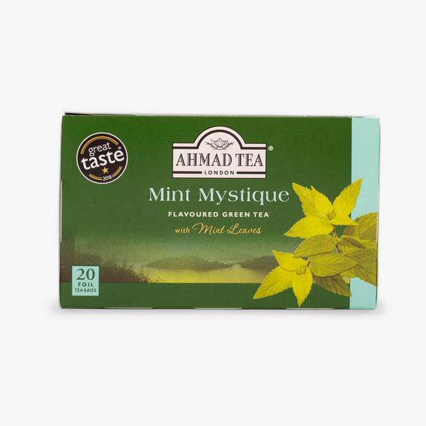 Trà xanh Bạc Hà Ahmad - Ahmad Mint Mystique Tea 40g/20bags (túi lọc có bao thiếc - 20 túi/hộp)