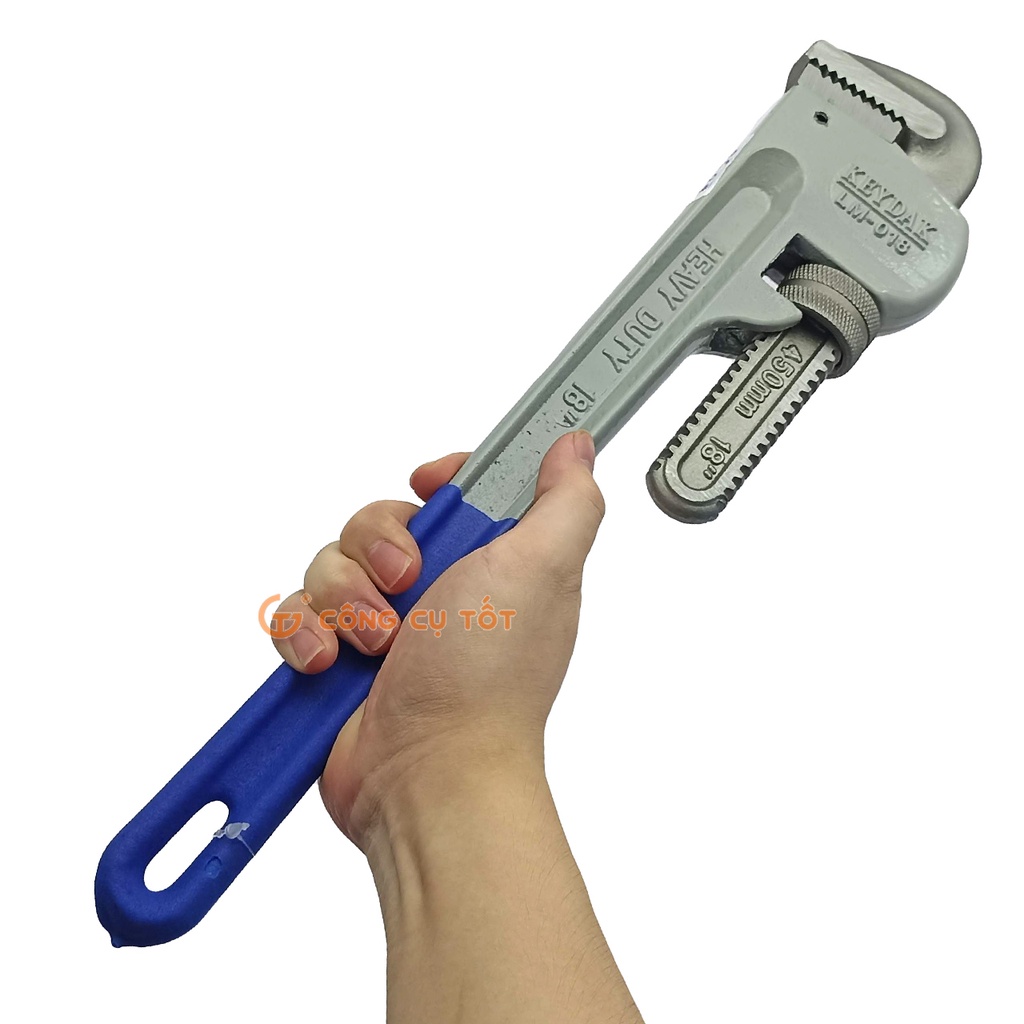 Mỏ lết răng 18inch 450mm KEYDAK