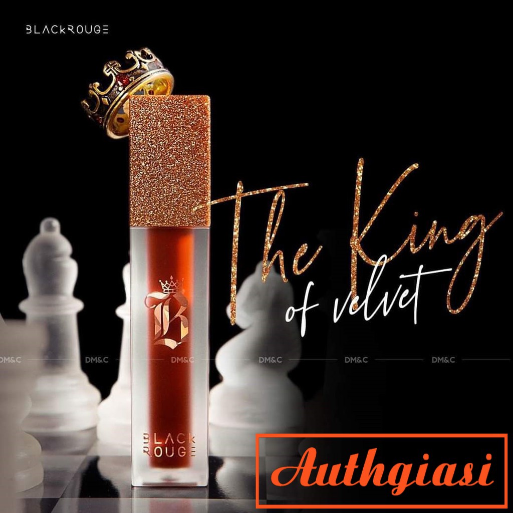 Son Kem Lì Black Rouge Ver 7 Air Fit Velvet Tint Velvet Crown lên màu chuẩn Ver7 | BigBuy360 - bigbuy360.vn