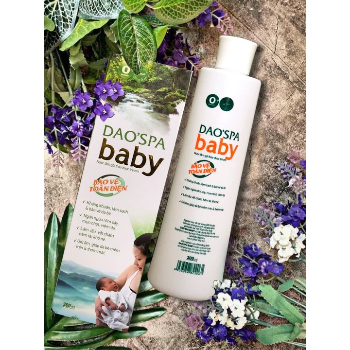 Nước tắm gội thảo dược trẻ em dao spa baby 150ml-300ml - ảnh sản phẩm 2