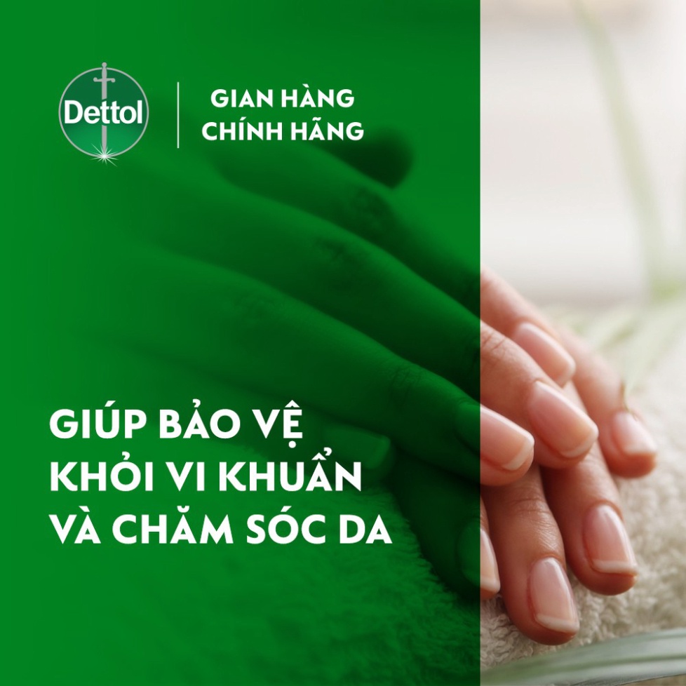 Xà phòng dettol kháng khuẩn chăm sóc da 100gr ( hồng)