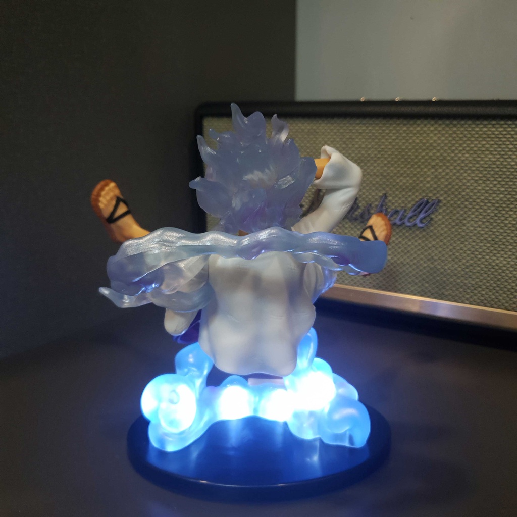Figure / Mô hình Luffy Gear 5 Sun God Nika 18 cm có LED Ko Box