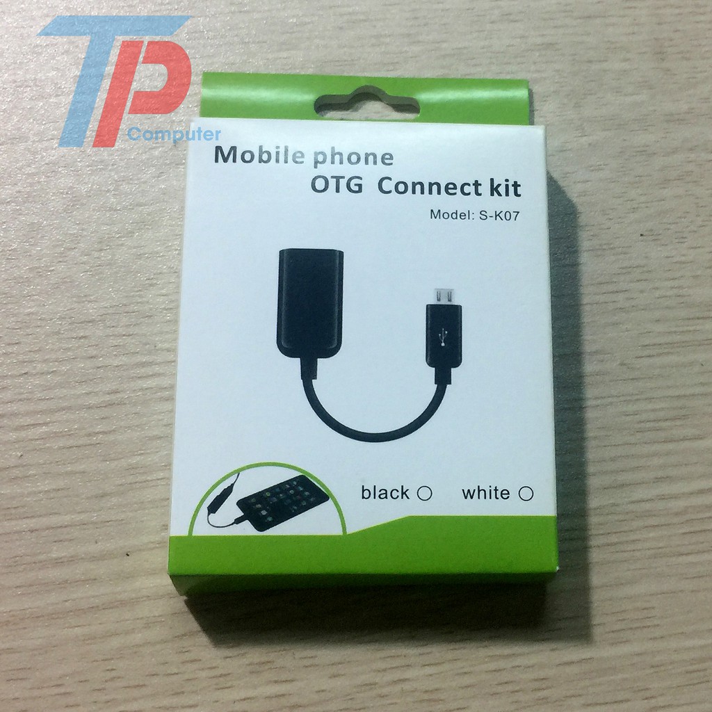 Cáp OTG kết nối điện thoại, máy tính bảng với phụ kiện USB tiện dụng