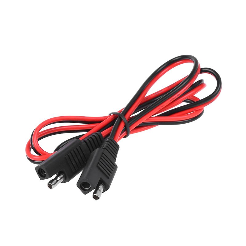 Utake SAE Connector Male to Female Plug Extension Cable Adapter Cord Quick Disconnect Release Wire Harness with Solar Battery