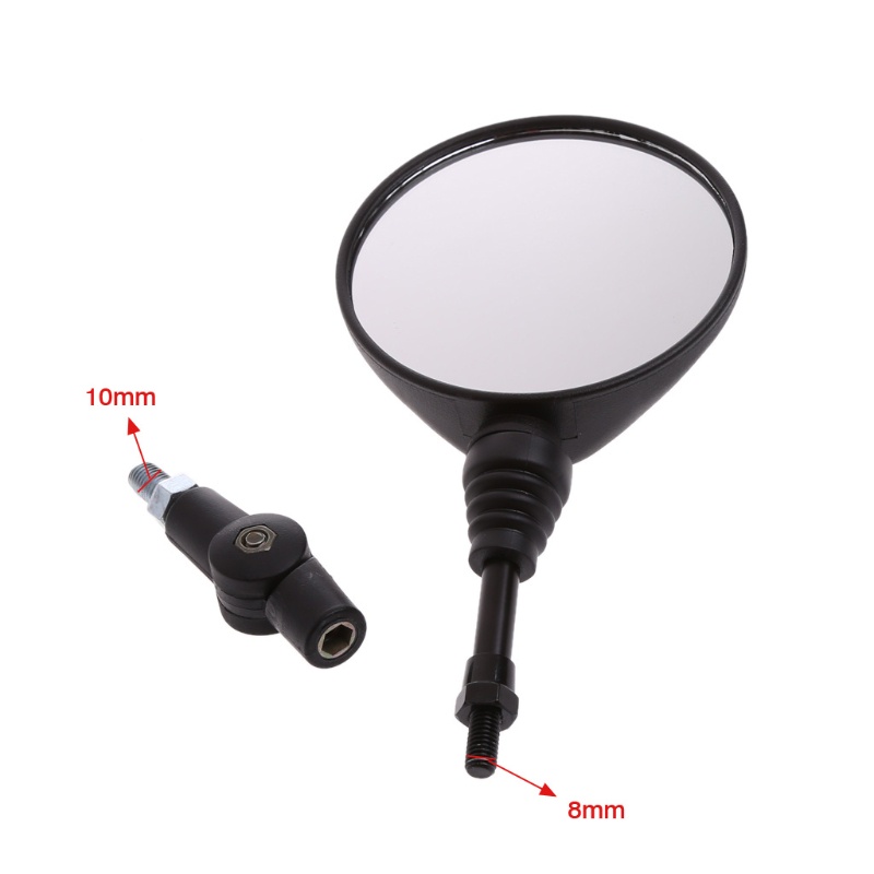 Gương Chiếu Hậu Tròn Gắn Tay Lái Xe Mô Tô