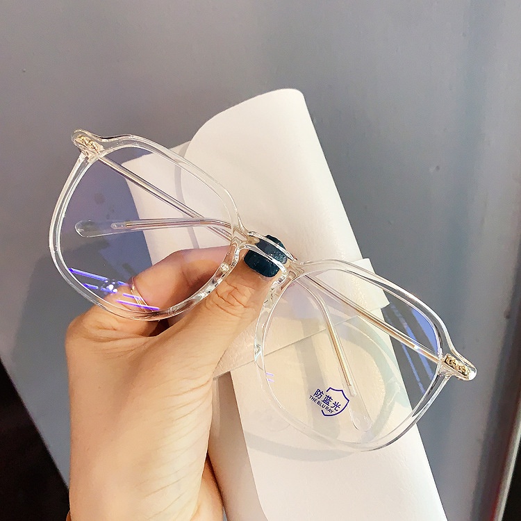 Mắt kính chống bức xạ thiết kế quá khổ phong cách Hàn cho nữ