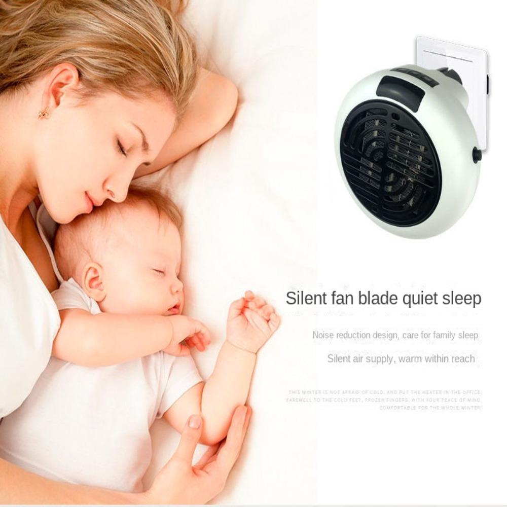 Quạt Sưởi Điện Mini Để Bàn Yên Tĩnh Điều Khiển Từ Xa