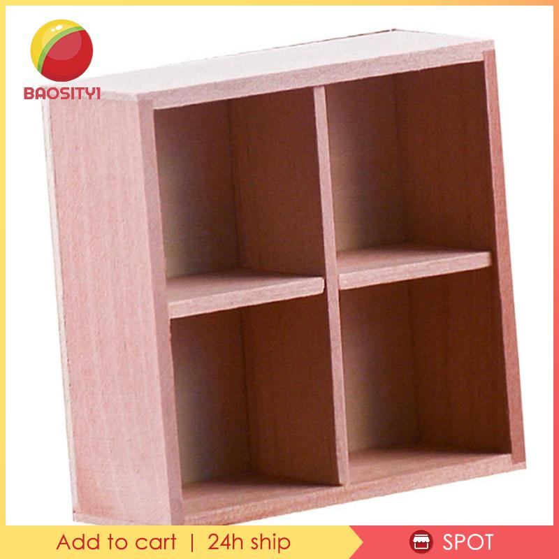 Tủ Gỗ Mini Tỉ Lệ 1:12 Trang Trí Nhà Búp Bê