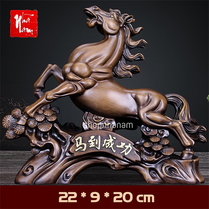 Tượng mã đáo thành công ngựa phi quà tặng trang trí nhà cửa vật phẩm phong thủy | BigBuy360 - bigbuy360.vn